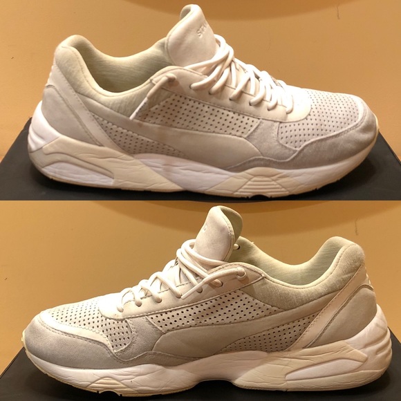 Puma x STAMPD R698 Whisper White Unisex Sneakers - Picture 4 of 8